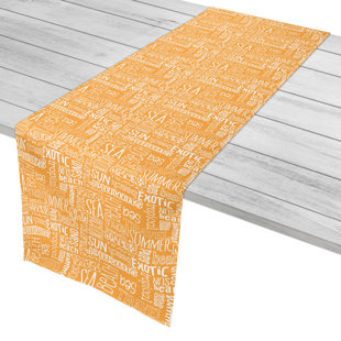 Coastal Beach Bathroom Rugs Wayfair Coastal Beach Vacation Words Table Runner