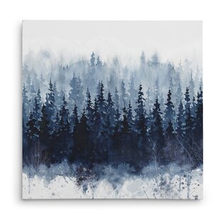 Foggy Forest Wall Art Wayfair