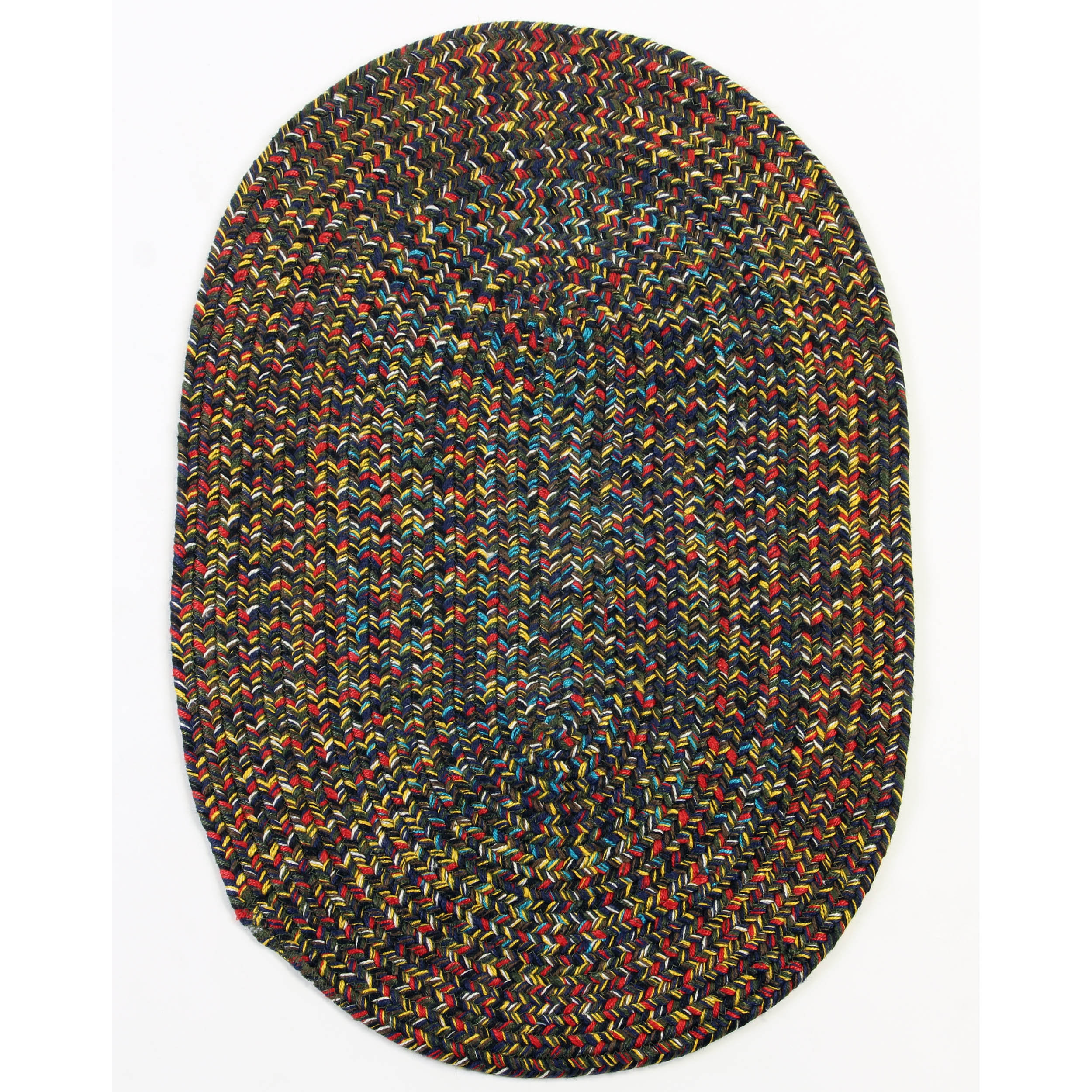 August Grove® Oval Killebrew Handmade Braided Indoor / Outdoor Area Rug