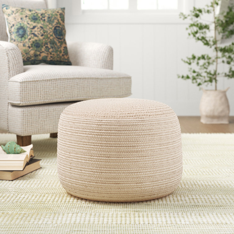 round pouf pillow