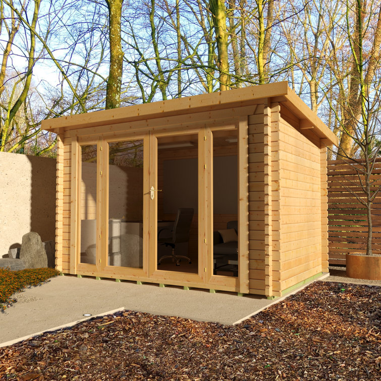 Tiger Sheds 12 X 8 Ft Tongue Groove Log Cabin Wayfair Co Uk