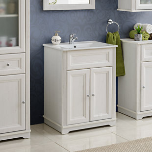 Bathroom Units Cabinets Wayfair Co Uk Palace 600mm Free Standing Vanity Unit By Belfry Bathroom