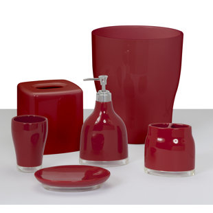 Red Bathroom Accessories You Ll Love Wayfair Save