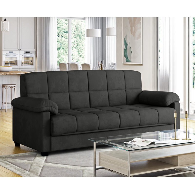 Andover Mills Minter 87 Pillow Top Arm Sleeper Sofa Bed Reviews