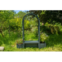 plastic arbour bench