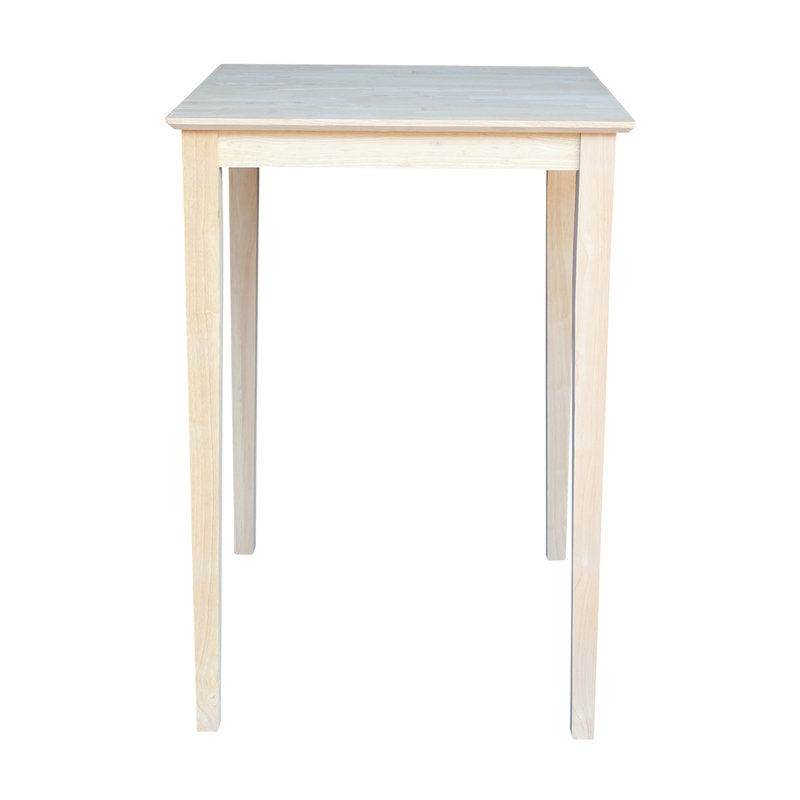 Alcott Hill Glenside Bar Height Solid Wood Dining Table Reviews