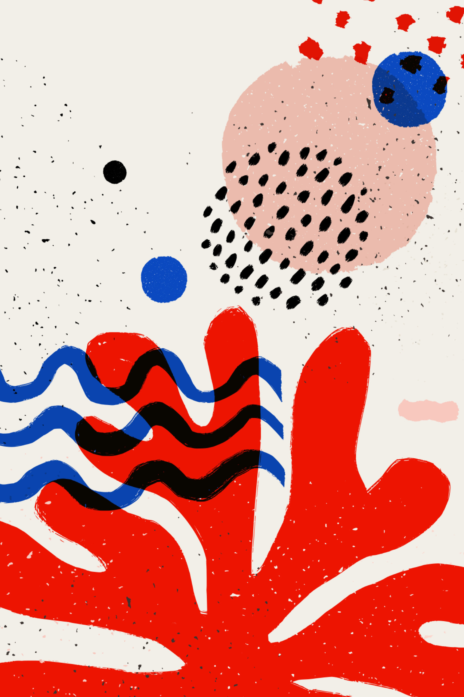 Corrigan Studio Hand Painted Illustration by Wrapped Canvas Painting