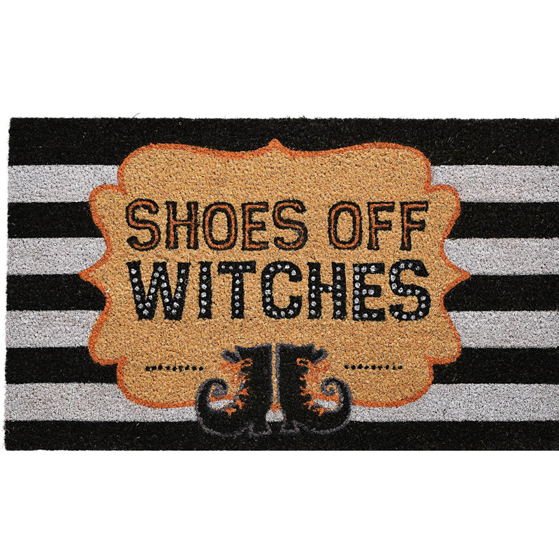 Amscan Shoes Off Witches 29 5 In X 17 5 In Non Slip Outdoor Door