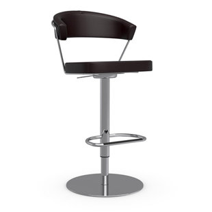 Go to store & view more images New York Adjustable Height Swivel Bar Stool by Calligaris