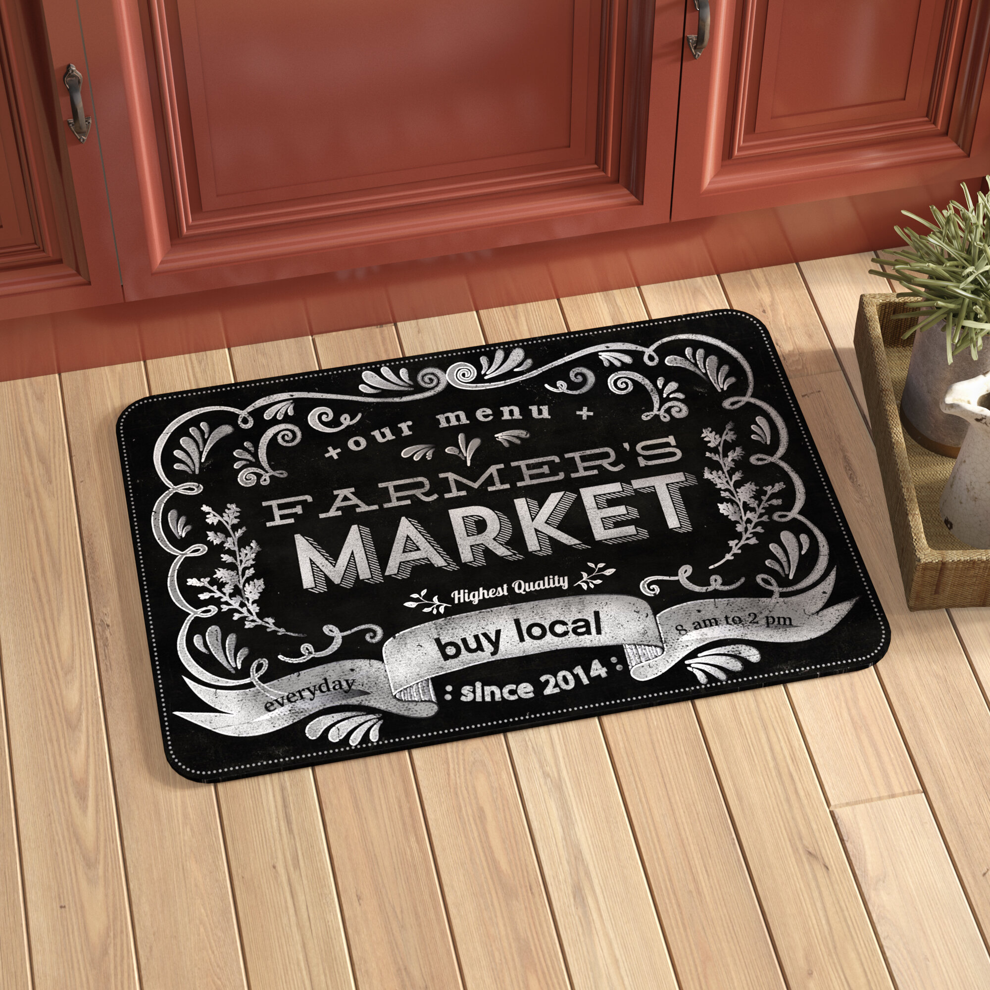 Red Barrel Studio Swofford Farmer S Market Kitchen Mat Reviews