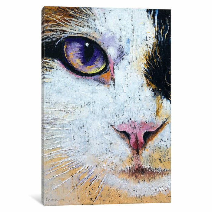 Ragdoll Cat Painting Print On Canvas