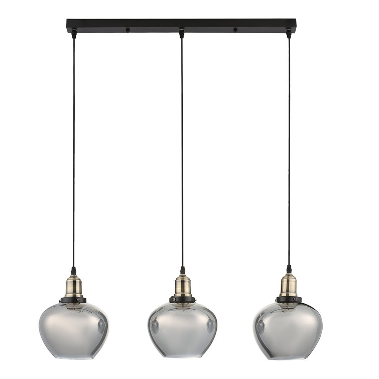 Hykkon Kaylee 3 Light Kitchen Island Pendant Reviews Wayfair Co Uk