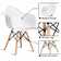 Wrought Studio Chyna Arm Chair in White | Wayfair