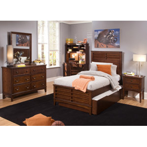 Roberta Youth Bedroom Panel Headboard in Burnished Tobacco by Viv + Rae