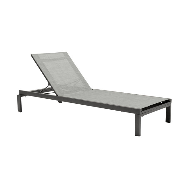 Hokku Designs Burdekin Outdoor Metal Chaise Lounge | Wayfair