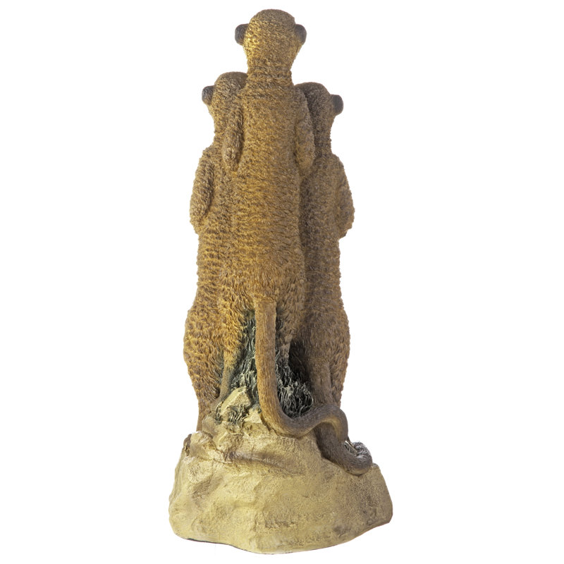 Meerkat Family Ornament Statue Home Decoration Sculpture Figurine or Gift
