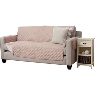 Adalyn Diamond Geo Box Cushion Sofa Slipcover By Home Fashion Designs