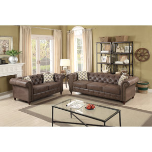 Williston Forge Lamonica 2 Piece Living Room Set Williston Forge Lamonica 2 Piece Living Room Set
