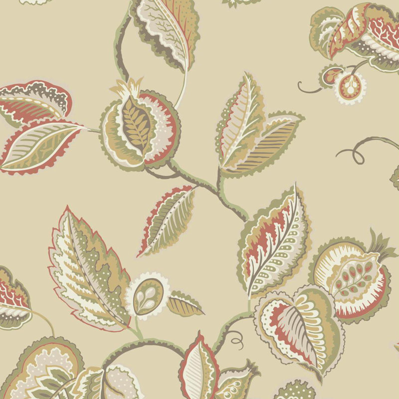 York Wallcoverings Waverly Fantasy Fleur 33 X 205 Floral And