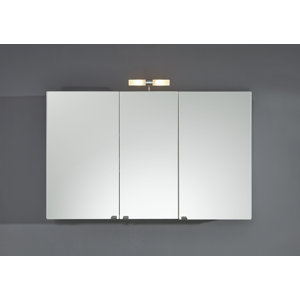 110 cm x 68 cm Spiegelschrank mit Beleuchtung vo..