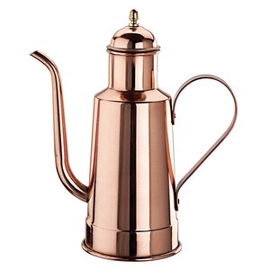 Copper and Tin Oil Dispenser Cruet