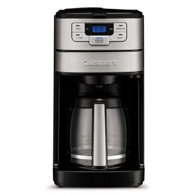 Cuisinart Automatic Grind and Brew 12-Cup Coffeemaker with 1-4 Cup Setting and Auto-Shutoff