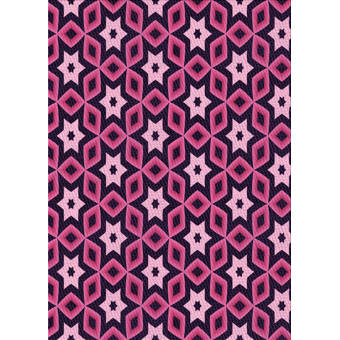 East Urban Home Mcguigan Floral Bats Purple Black Area Rug Wayfair