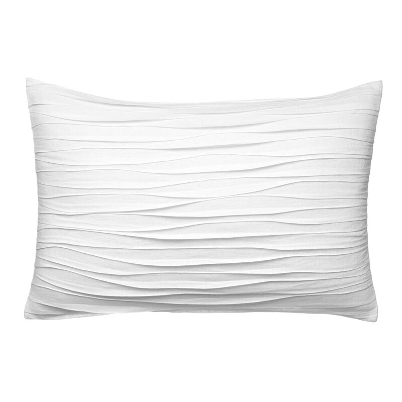 Vera Wang Marble Shibori Waves Linen Throw Pillow Wayfair