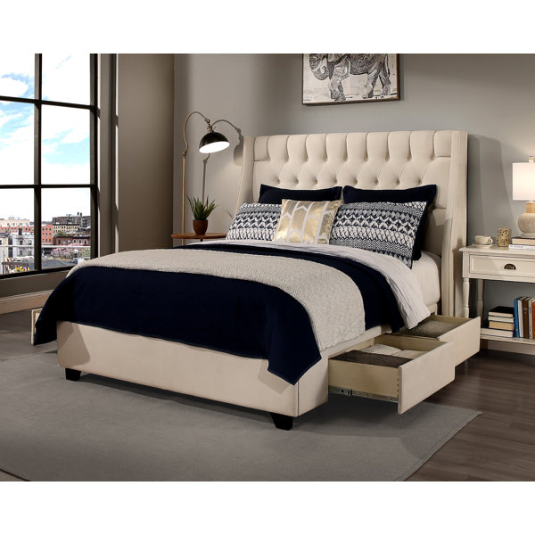 Darby Home Co Difranco Upholstered Low Profile Storage ...