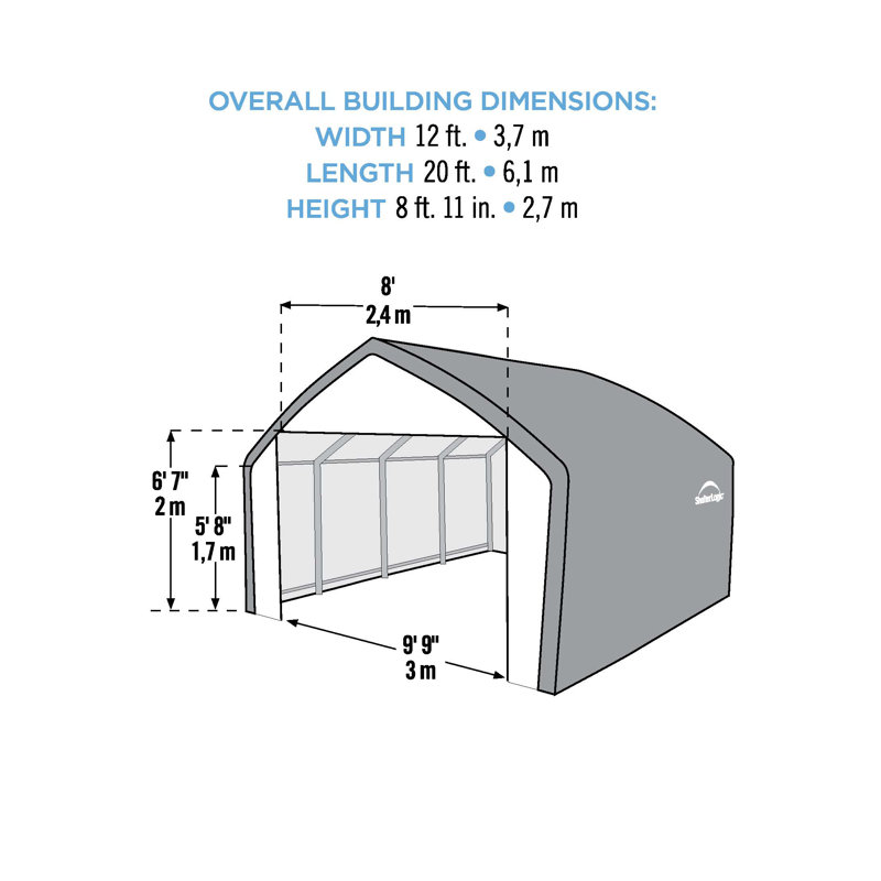 Accelaframe 12 Ft X 19 5 Garage