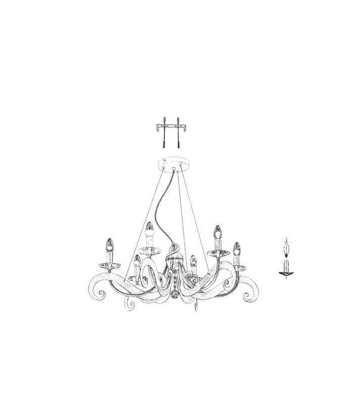 Sofia 6-Light Chandelier