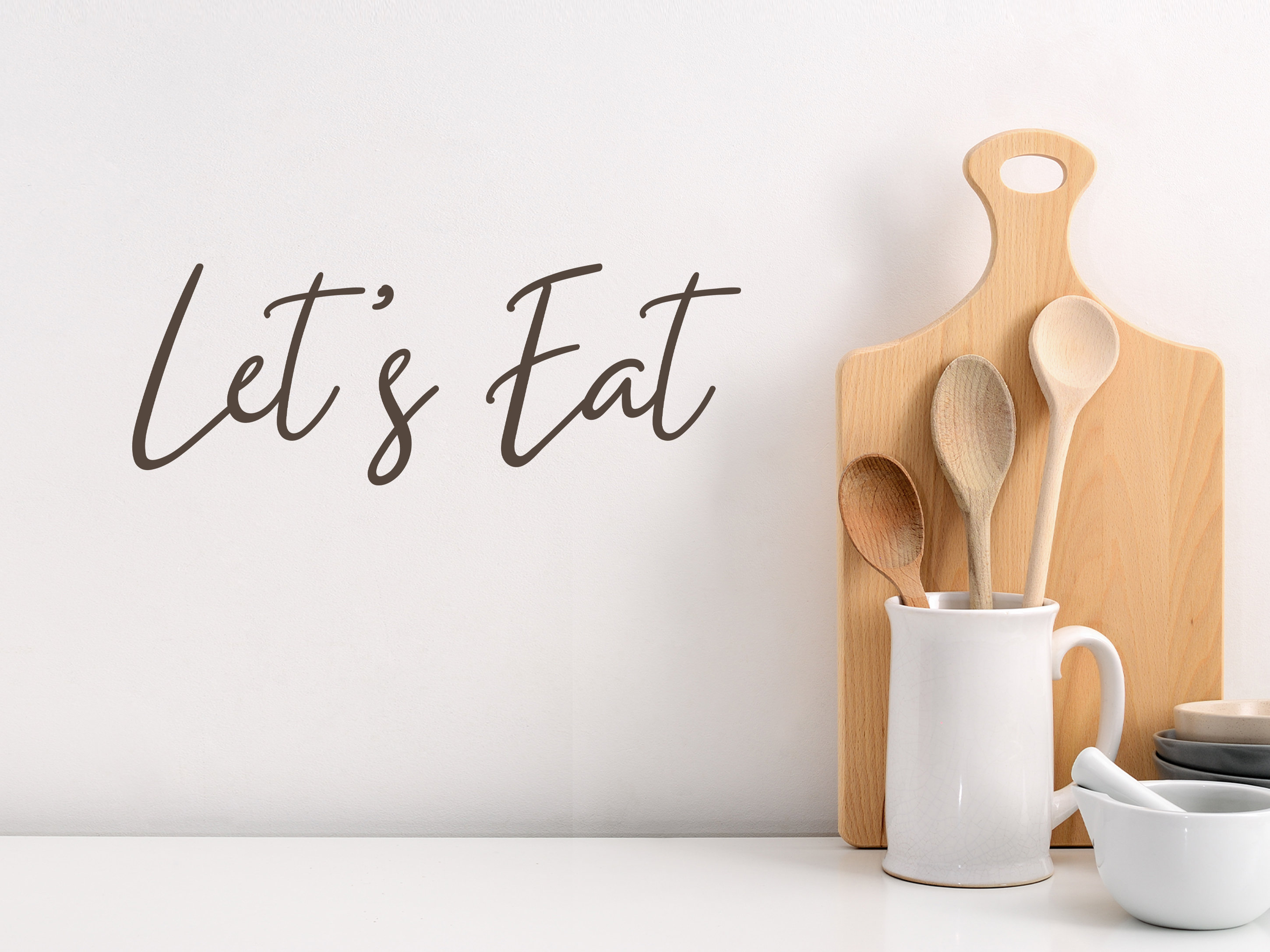Story Of Home Decals Let's Eat Wall Decal | Wayfair