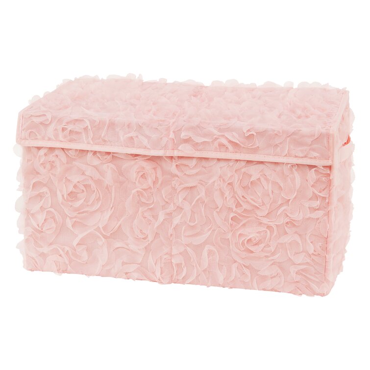 blush pink toy box