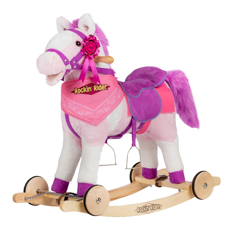 rocking horse with wheels
