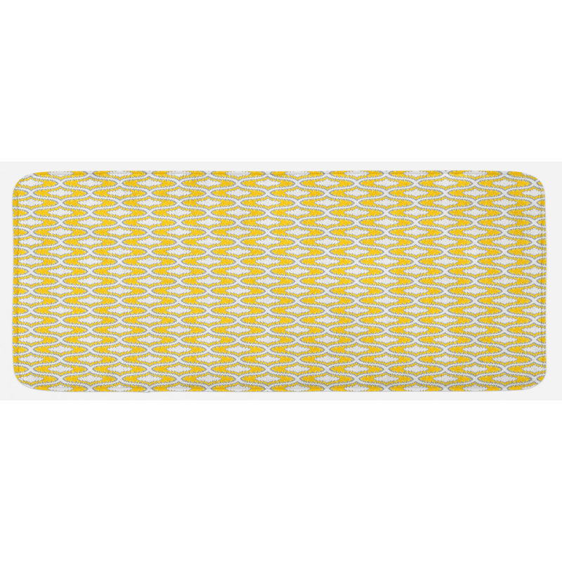 images Yellow And Grey Kitchen Rugs wayfair