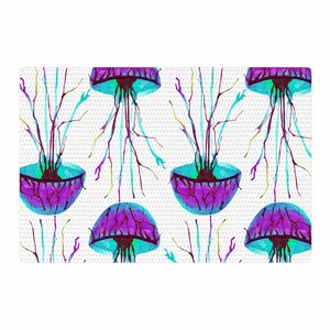 Ivan Joh Jellyfish Purple/Aqua Area Rug