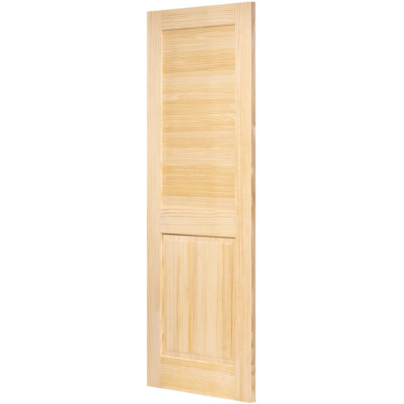 Kiby Louvered Solid Wood Unfinished Slab Standard Door Reviews