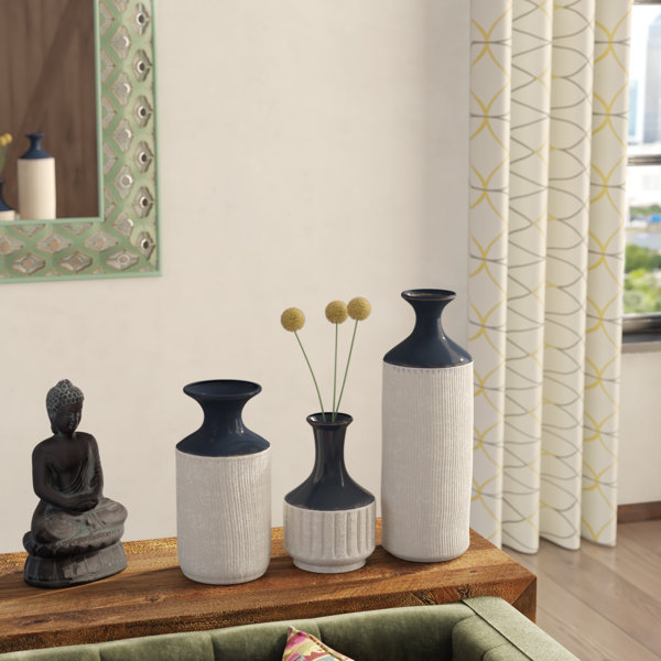 Navy Blue Tall Vase Wayfair
