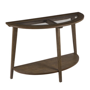 Modern Contemporary Demilune Console Table Allmodern Priston Demilune Console Table