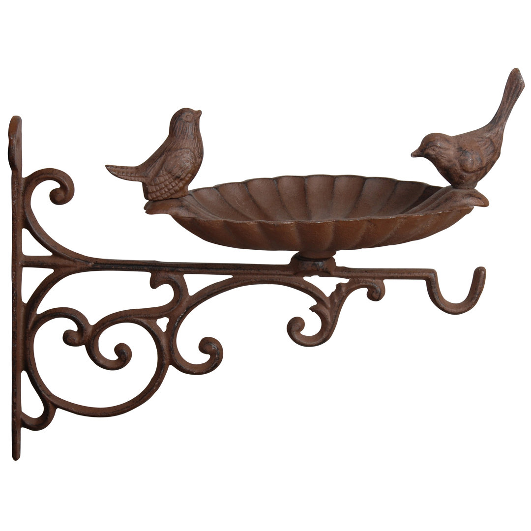 Oneybrook Wall-Mounted Birdbath