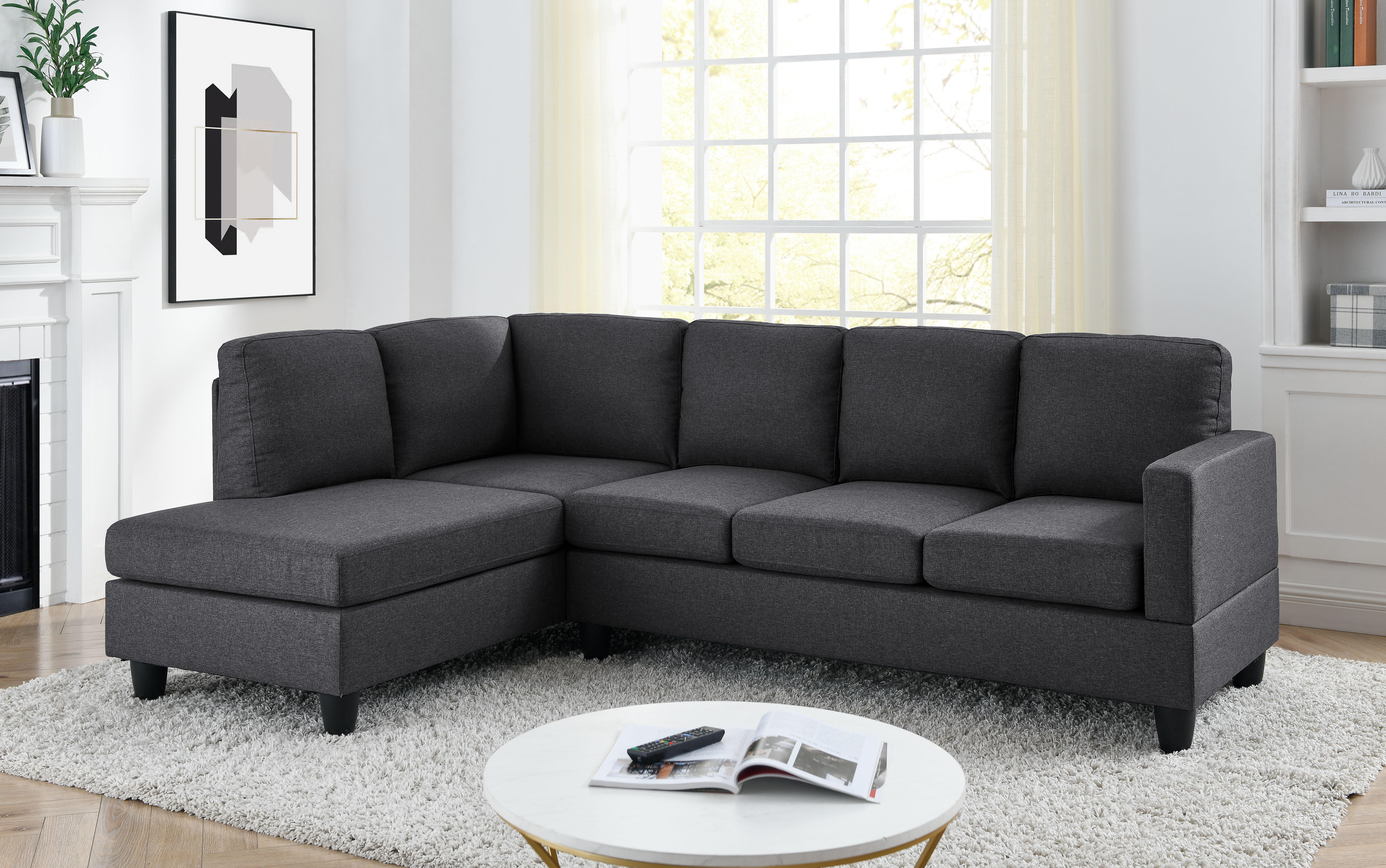 Renner 95.25″ Wide Sofa & Chaise