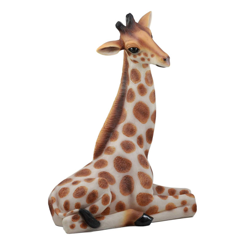 World Menagerie Alverstone Madagascar Wildlife Sitting Giraffe Figurine Wayfair
