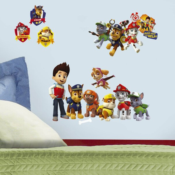 JUNGLE PAW PATROL GiAnT WALL DECALS Dogs Puppies Room Decor Stickers Ryder Chase 