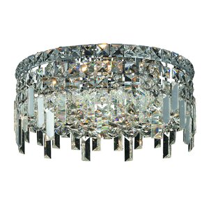 Bratton 4-Light Crystal Semi Flush Mount