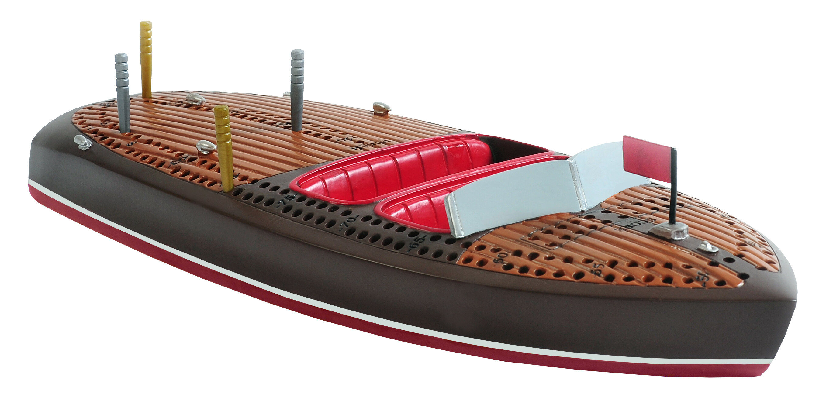 Outside Inside Classic Boat Cribbage Board Reviews Wayfair