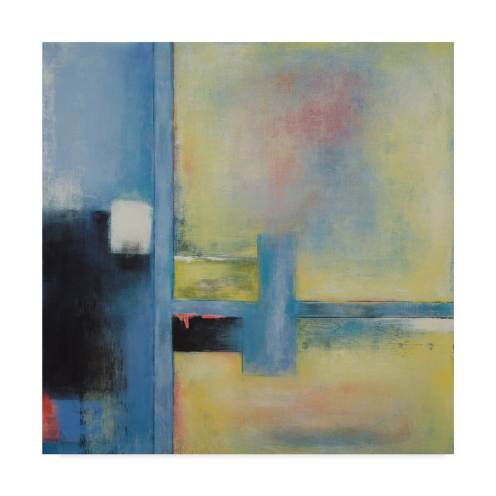 Winston Porter Touch Of Blue Ii Acrylic Painting Print On