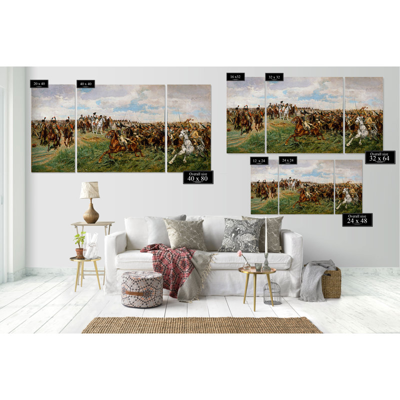 Charlton Home A Premium Battle Of Friedland Painting Multi Piece Image On Canvas Wayfair