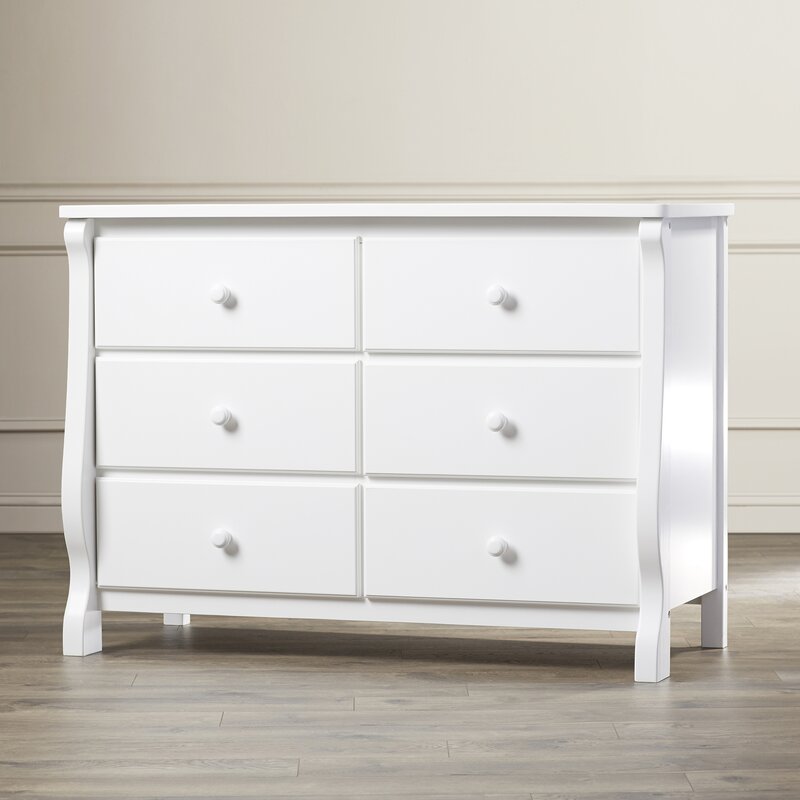 Mack Milo Darlene 6 Drawer Double Dresser Reviews Wayfair