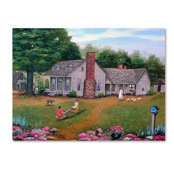 Trademark Art Smith Place Seesawing Oil Painting Print On