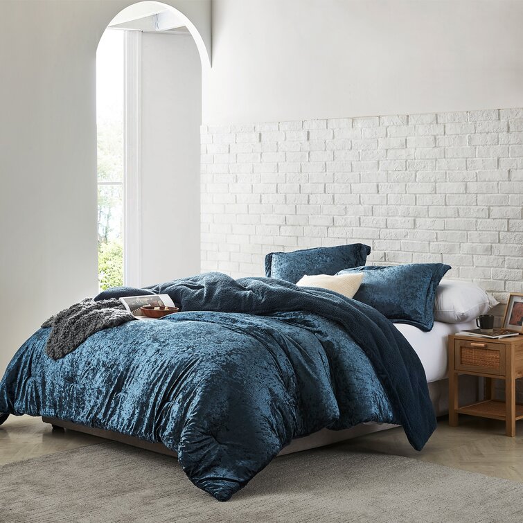 blue velvet comforters